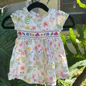 Iris & Ivy Pink and Yellow Floral Dress